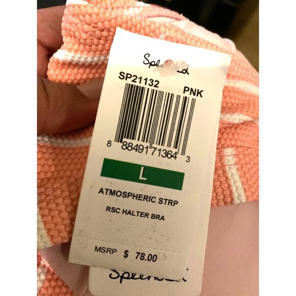 NWT Splendid Halter Bikini Top, Size Large - Picture 3 of 13